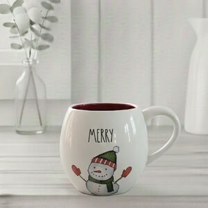 NEW Rae Dunn MERRY Snowman Mug